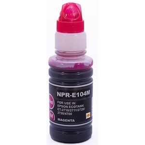 Huismerk Epson inktfles 104 magenta - inktknaller.nl