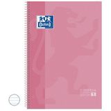 Oxford School Classic Europeanbook spiraalblok, ft A4+, 160 bladzijden, gelijnd, roze