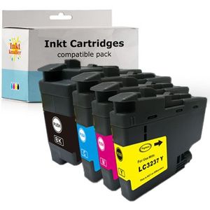 Huismerk voor Brother LC3237 Multi pack - 4 cartridges - inktknaller