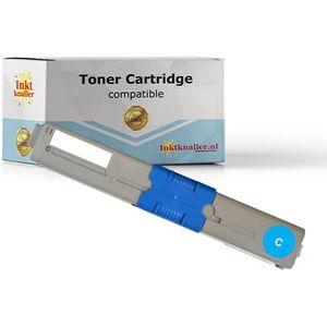 Huismerk vervangt OKI 46471103 toner cyaan