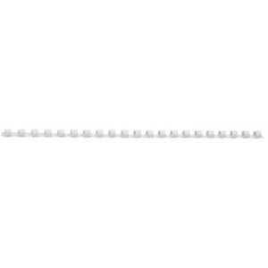 Pergamy bindruggen rug 8 mm, capaciteit: 45 blad, doos van 100, wit