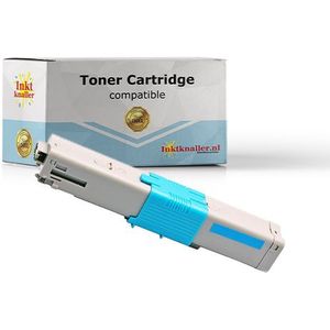 Huismerk vervangt OKI 44469706 toner cyaan