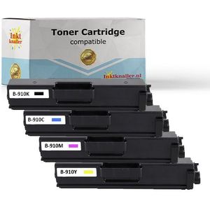 Huismerk vervangt Brother TN-910 BKCMY toner set