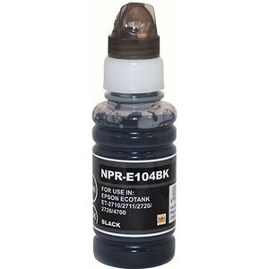 Huismerk Epson inktfles 104 zwart - inktknaller.nl