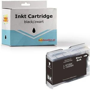 Huismerk voor Brother LC-970BK inktcartridge zwart 25ml.