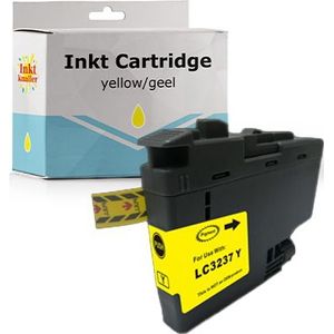 Huismerk voor Brother LC3237 geel inkt cartridge - inktknaller