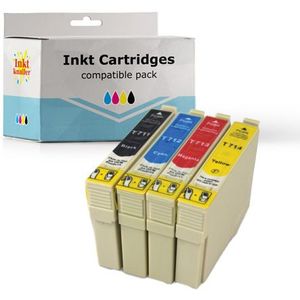 Huismerk Epson T0715 Multi Pack - 4 cartridges
