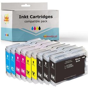 Huismerk voor Brother LC-1000 BKCMY Duo pack 9 cartridges