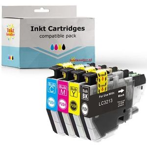 Huismerk voor Brother LC-3213 (LC-3211) BKCMY multi pack 4 cartridges