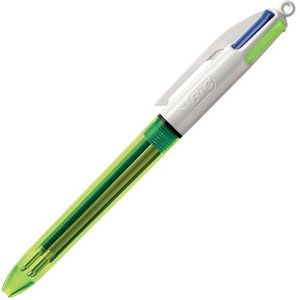 Bic Balpen 4 Colours Fluo