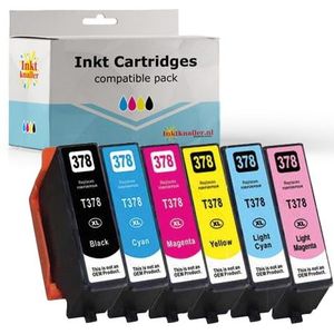 Huismerk Epson T3788 - 378 Multi pack - 6 cartridges