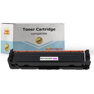 Huismerk vervangt HP W2213X - 207X toner magenta met chip