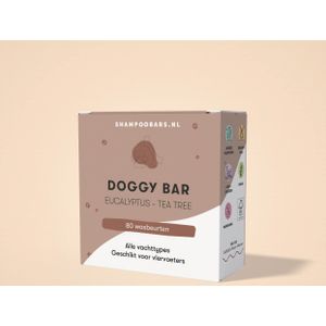 Honden Shampoo Bar | Geschikt voor viervoeters | Eucalyptus – Tea Tree | Parfumvrij | 80 wasbeurten | 60 gram