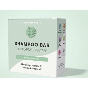 Shampoo Bar Eucalyptus - Tea Tree - Curly Girl Friendly - Shampoobars.nl - Curly Girl Friendly - Shampoobars.nl