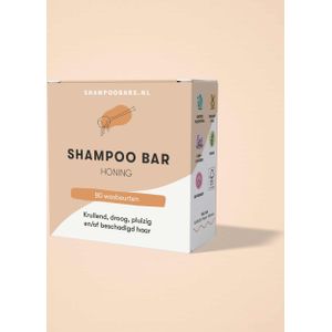 Shampoo Bar Honing - Voedend & Verzorgend - Met extra proteïne - Meer volume - Curly Girl Friendly - Kleurbehoud - Extra glans - Shampoobars.nl - -