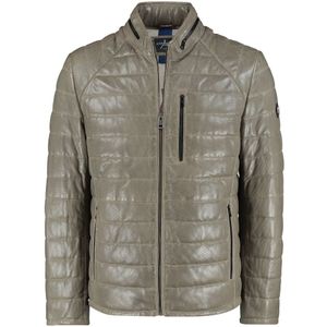 Croton Leather Puffer Jacket