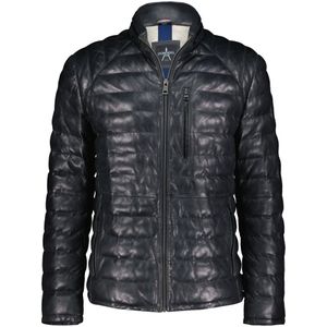 Moonbeam Leather Puffer Jacket