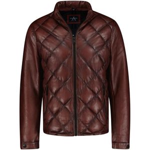 Brando Leather Puffer Jacket