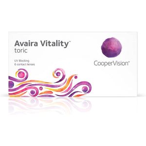Avaira Vitality Toric 6 pack (+6.00), Maandlenzen, Contactlenzen, CooperVision