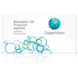 Biomedics Evolution 55 UV 6 pack (+7.50), Maandlenzen, Contactlenzen, met UV bescherming, CooperVision