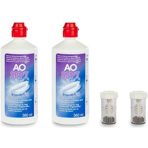 Aosept Plus - Contactlenzenvloeistof - 360 ml - 2 Stuk