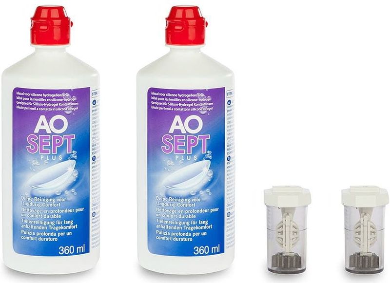 Aosept Plus - Contactlenzenvloeistof - 360 ml - 2 Stuk