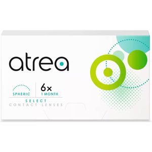 Atrea Select 1 Month Spheric 6 pack (-18.50), 30 days, Contactlenzen, CooperVision