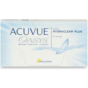 +1.50 - ACUVUE® OASYS with HYDRACLEAR® PLUS - 6 pack - Weeklenzen - BC 8.80 - Contactlenzen
