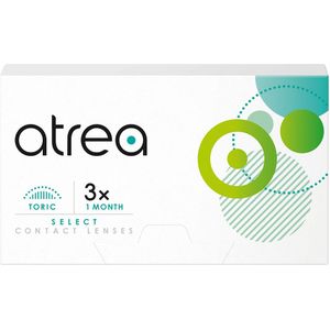 Atrea Select 1 Month Toric 3 pack (+2.50), 30 days, Contactlenzen, CooperVision