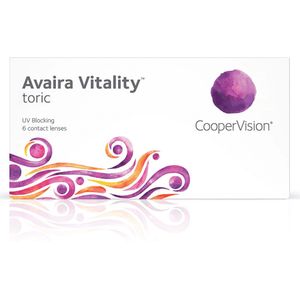 Avaira Vitality Toric 6 pack (0.00), Maandlenzen, Contactlenzen, CooperVision