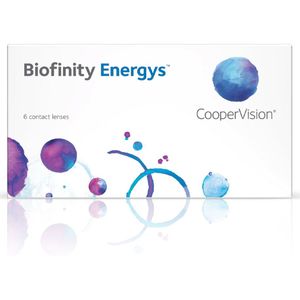 +4.00 - Biofinity Energys™ - 6 pack - Maandlenzen - BC 8.60 - Contactlenzen