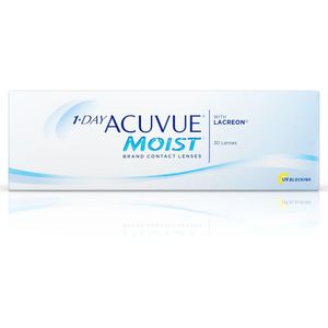 1-Day Acuvue Moist 90 pack (+6.00), Daglenzen, Contactlenzen, Johnson & Johnson