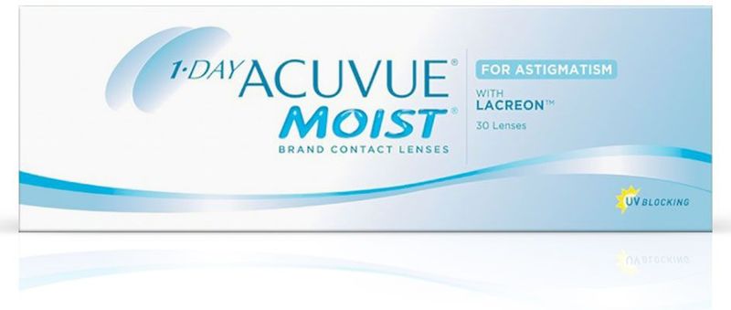 1-Day Acuvue Moist for Astigmatism 30 pack (0.00), Daglenzen, Contactlenzen, Johnson & Johnson