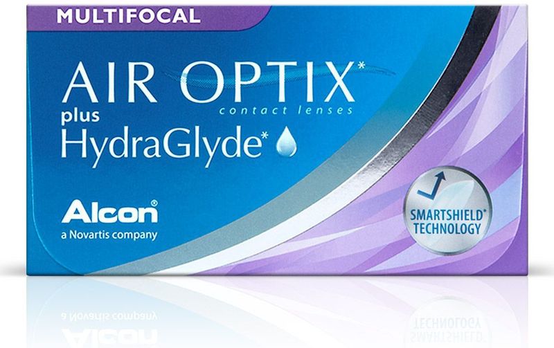 -7.00 - Air Optix® plus HydraGlyde® Multifocal - Laag - 6 pack - Maandlenzen - BC 8.60 - Multifocale contactlenzen