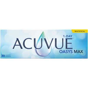 Acuvue Oasys Max 1-Day Multifocal 90 pack (-6.25), Daglenzen, Contactlenzen, Johnson & Johnson