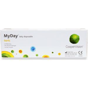 MyDay Toric 30 pack (-3.75), Daglenzen, Contactlenzen, Cooper Vision