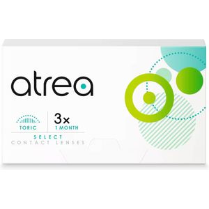 Atrea Select 1 Month Toric 3 pack (+2.50), 30 days, Contactlenzen, CooperVision