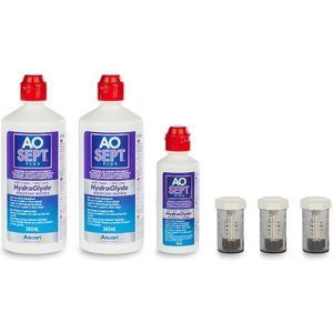Alcon - AOSept Plus HydraGlyde - Lenzenvloeistof - 2x360/90ml