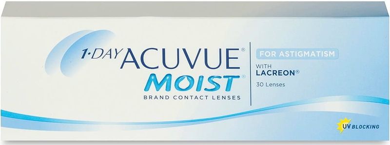 1-Day Acuvue Moist For Astigmatism 30 pack (-8.00), Daglenzen, Contactlenzen, Johnson & Johnson