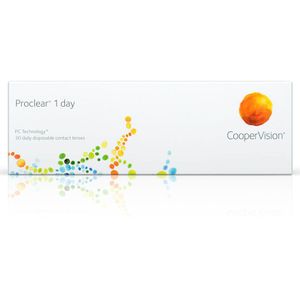 Proclear 1-Day 30 pack (-3.25), Daglenzen, Contactlenzen, CooperVision