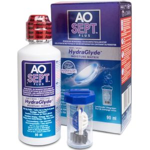 AOSept Plus HydraGlyde 90ml Lenzenvloeistof, Contactlensverzorgingsproducten