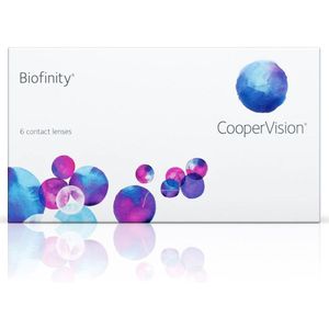 +4.00 - Biofinity® - 6 pack - Maandlenzen - BC 8.60 - Contactlenzen