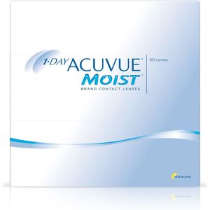 1-Day Acuvue Moist 90 pack, Daglenzen, Contactlenzen, Johnson & Johnson