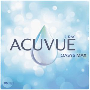 Acuvue Oasys Max 1-Day 90 pack, Daglenzen, Contactlenzen, Johnson & Johnson