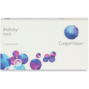 Biofinity Toric 6 pack (-8.00), Maandlenzen, Contactlenzen, CooperVision