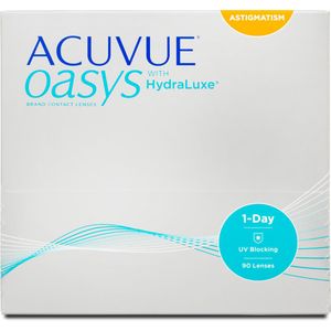 Acuvue Oasys 1-Day For Astigmatism 90 pack, Daglenzen, Contactlenzen, Johnson & Johnson