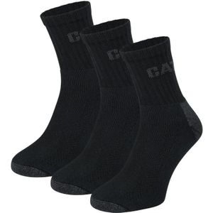 Caterpillar - Werksokken - Zwart - Halfhoog - 3 Paar