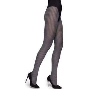 60 Denier rib panty MM – Beige melange – S-M