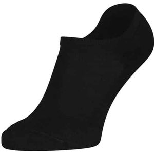 S16 merino wollen sneakersokken met badstof zool VIP – Black – 35-38