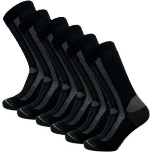 Werksokken van Tencel - 6 paar – Black – 35-38